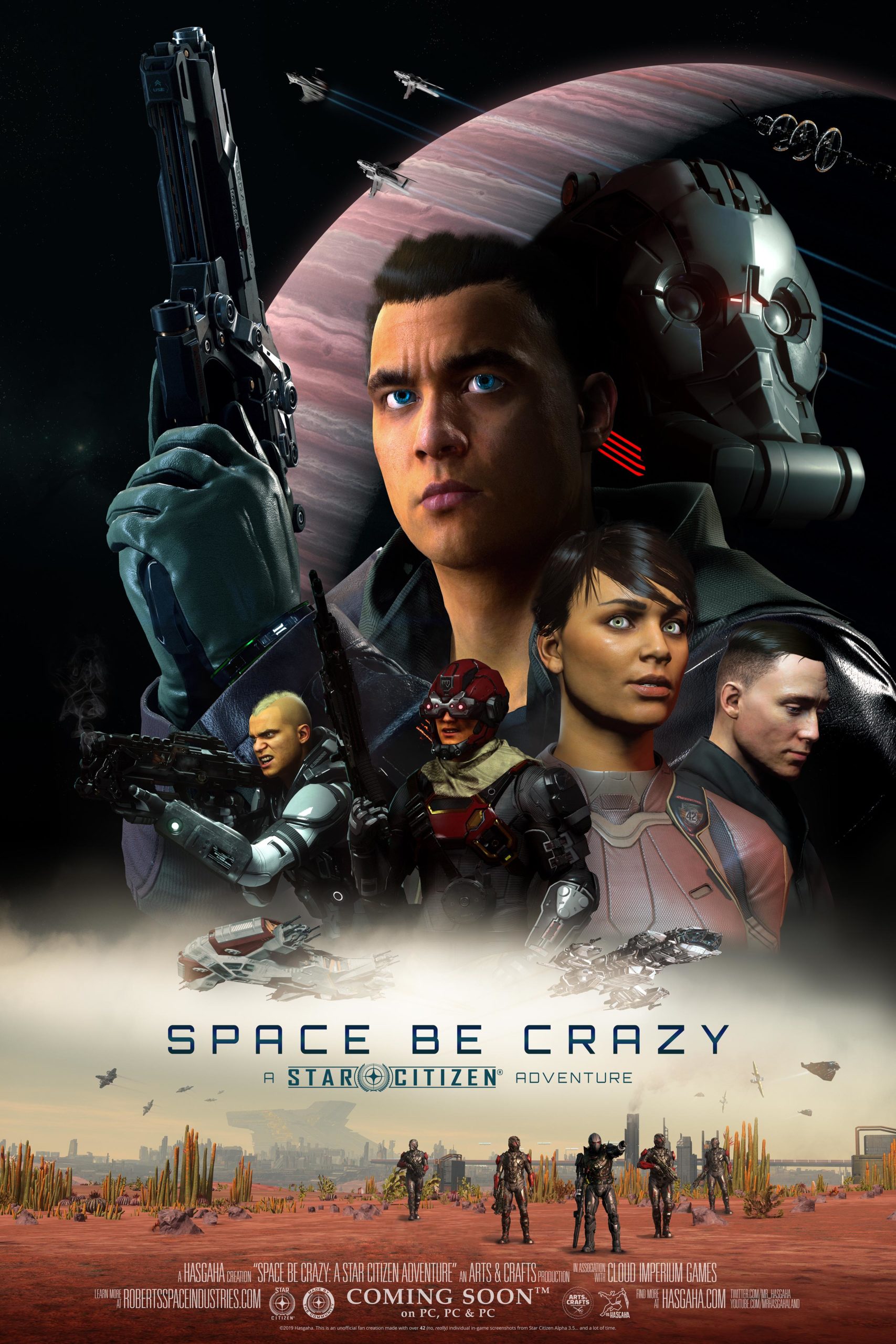 You are currently viewing “Space Be Crazy” Mock Movie Poster