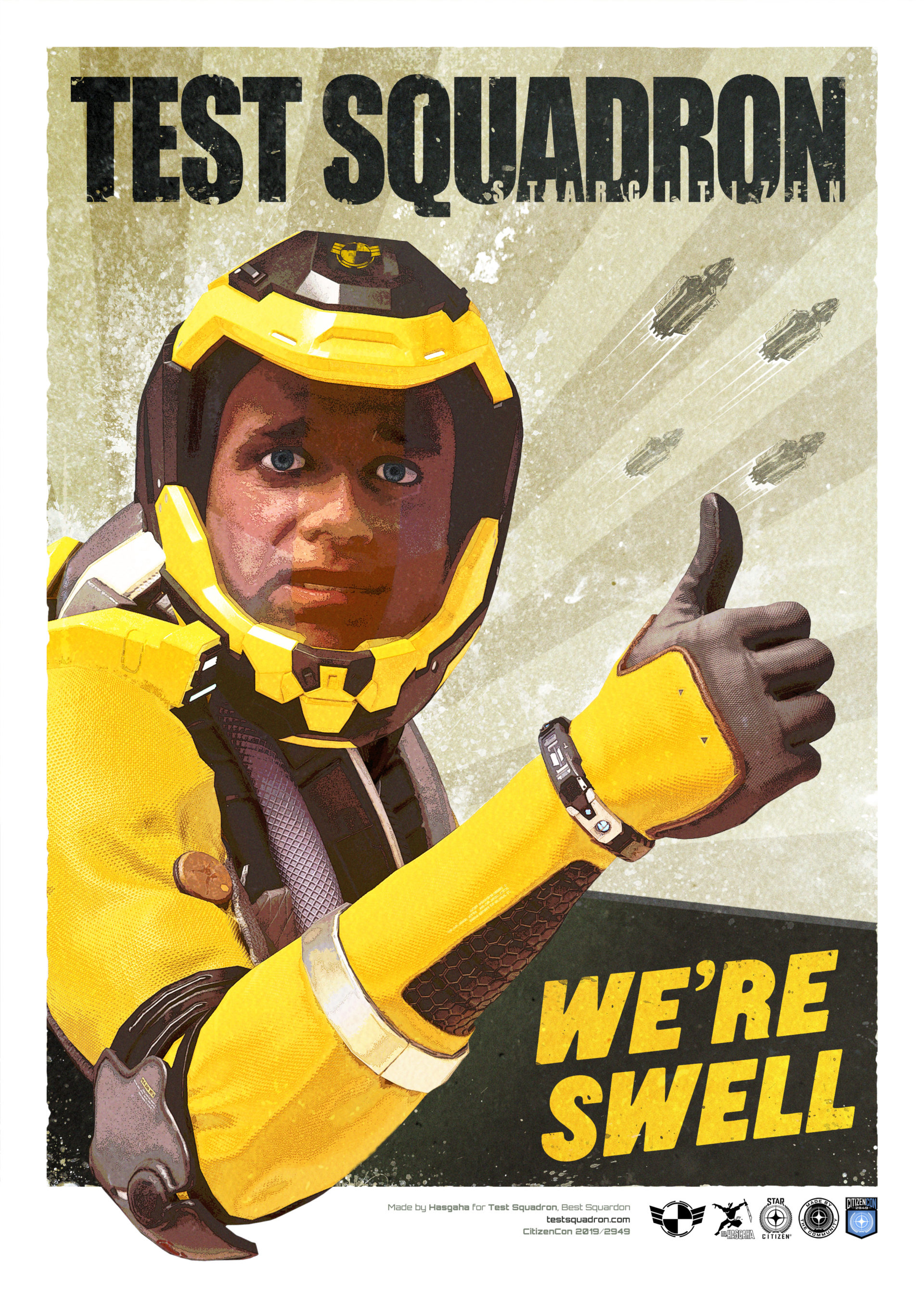 TEST Squadron CitizenCon 2019 poster